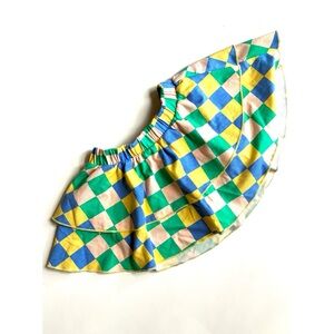 EUC Weekend House Kids Checkered Kids Skirt 3/4y